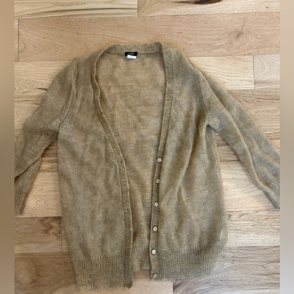 J Crew women’s size medium  knitted wool sweater cardigan